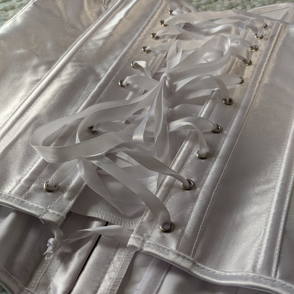 Busk Closure Corset With Matching G-String Nwot - image 8